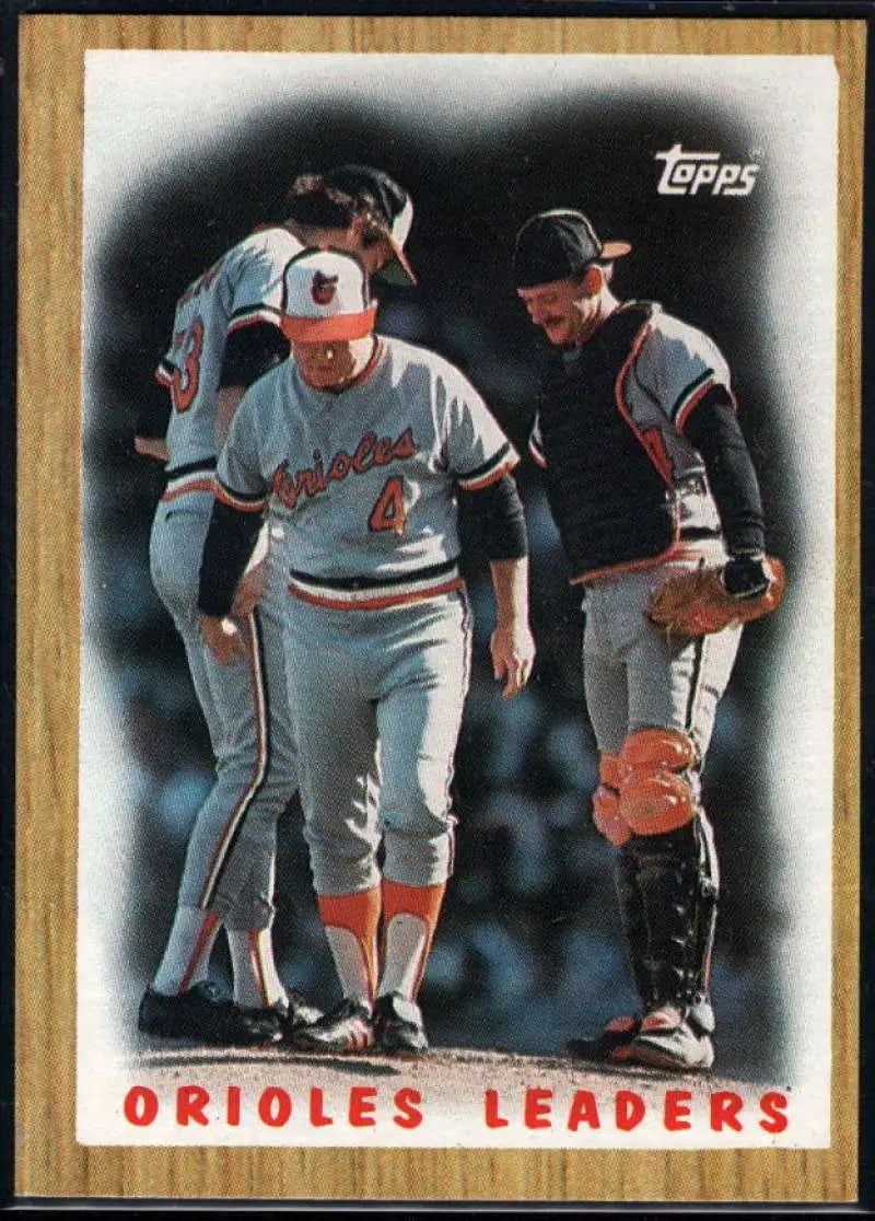 1987 Topps #506 Orioles Team EX Excellent Baltimore Orioles Baseball Card - Baseball Card Single