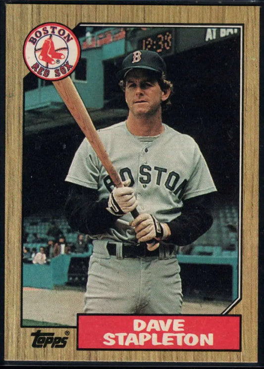 1987 Topps #507 Dave Stapleton EX Excellent Boston Red Sox Baseball Card - Baseball Card Single