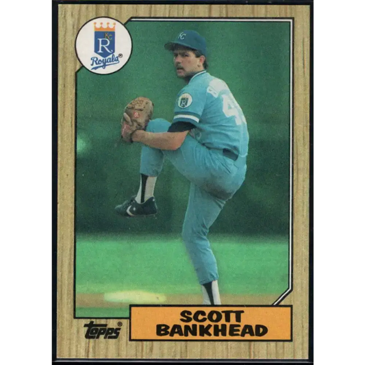 1987 Topps #508 Scott Bankhead EX Excellent Kansas City Royals Baseball Card - Baseball Card Single