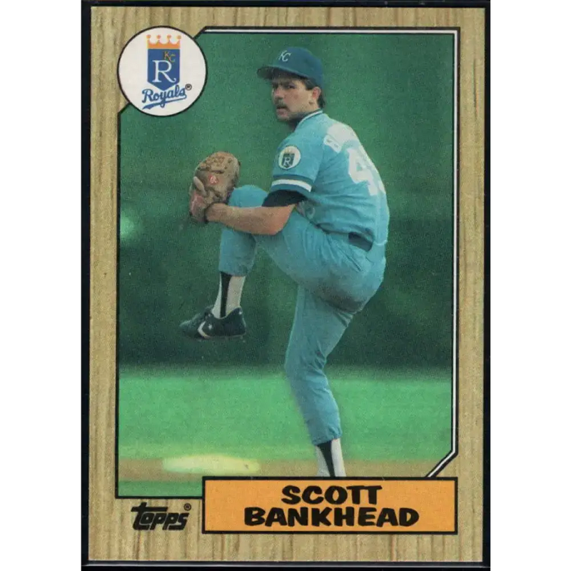 1987 Topps #508 Scott Bankhead EX Excellent Kansas City Royals Baseball Card - Baseball Card Single