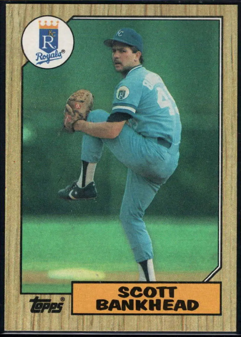 1987 Topps #508 Scott Bankhead EX Excellent Kansas City Royals Baseball Card - Baseball Card Single