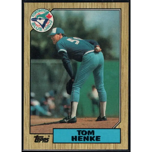 1987 Topps #510 Tom Henke EX Excellent Toronto Blue Jays Baseball Card