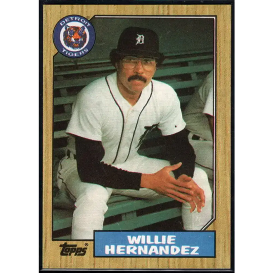 1987 Topps #515 Willie Hernandez EX Excellent Detroit Tigers Baseball Card