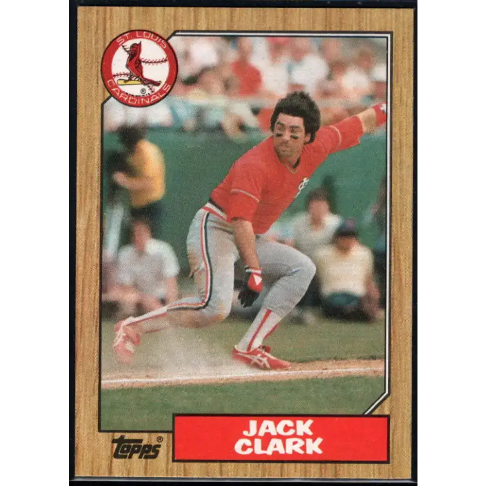 1987 Topps #520 Jack Clark EX Excellent St. Louis Cardinals Baseball Card - Baseball Card Single
