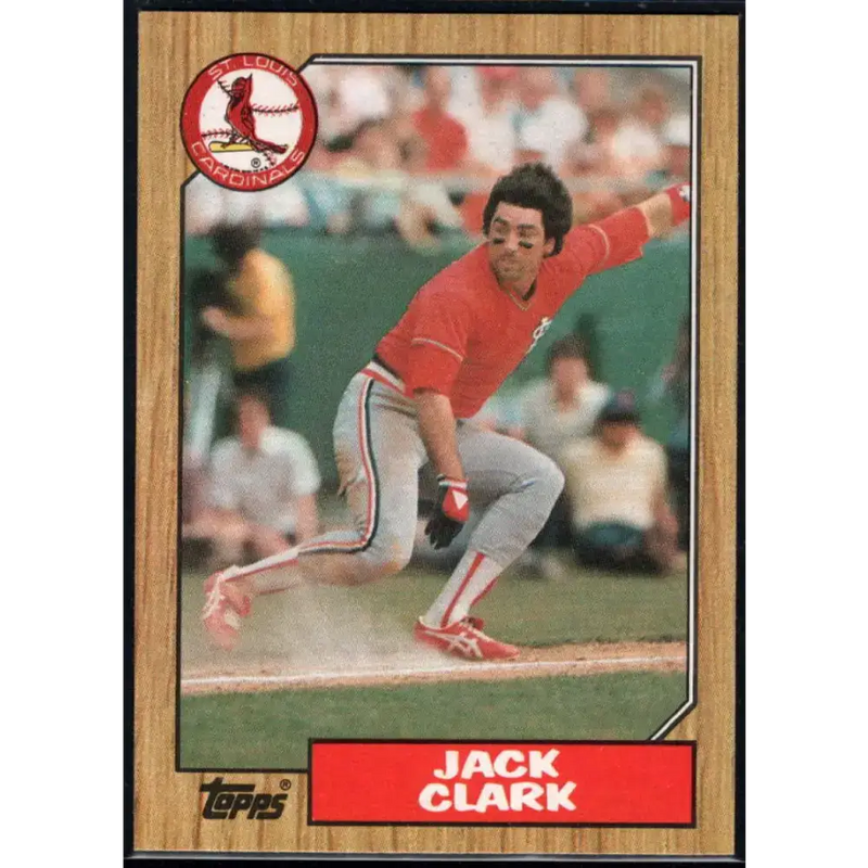1987 Topps #520 Jack Clark EX Excellent St. Louis Cardinals Baseball Card - Baseball Card Single