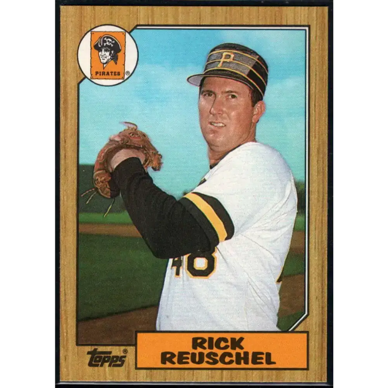 1987 Topps #521 Rick Reuschel EX Excellent Pittsburgh Pirates Baseball Card