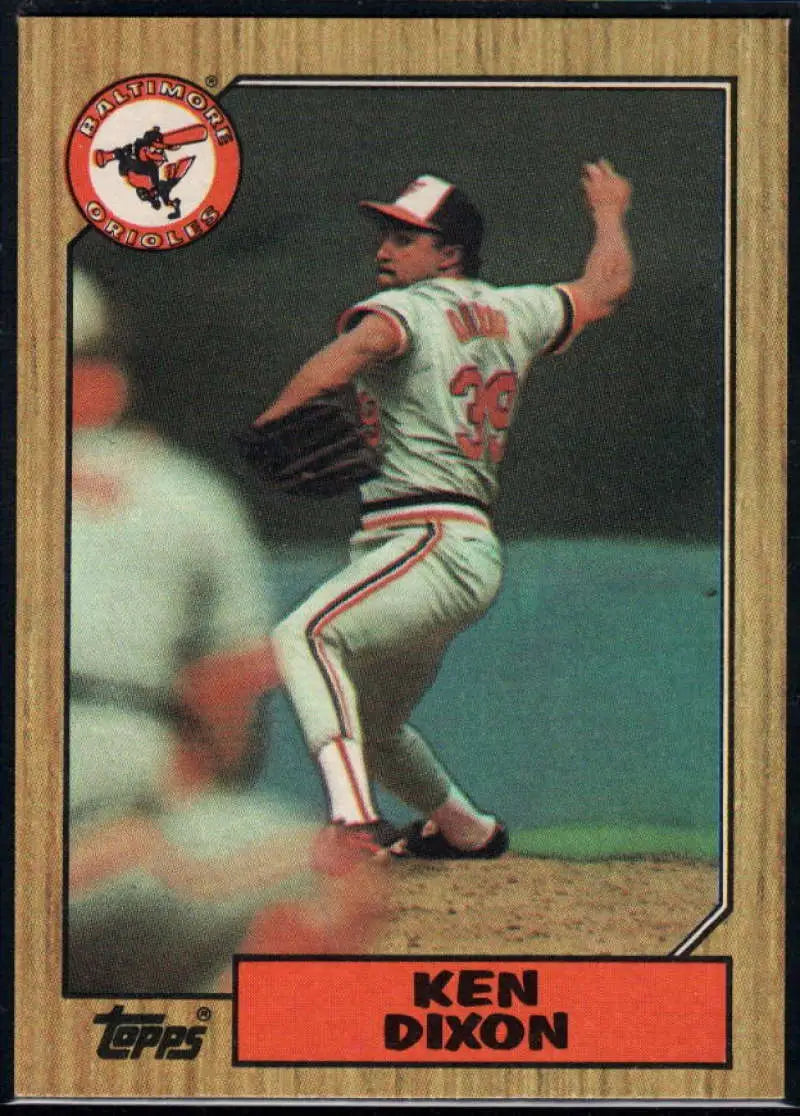 1987 Topps #528 Ken Dixon EX Excellent Baltimore Orioles Baseball Card - Baseball Card Single