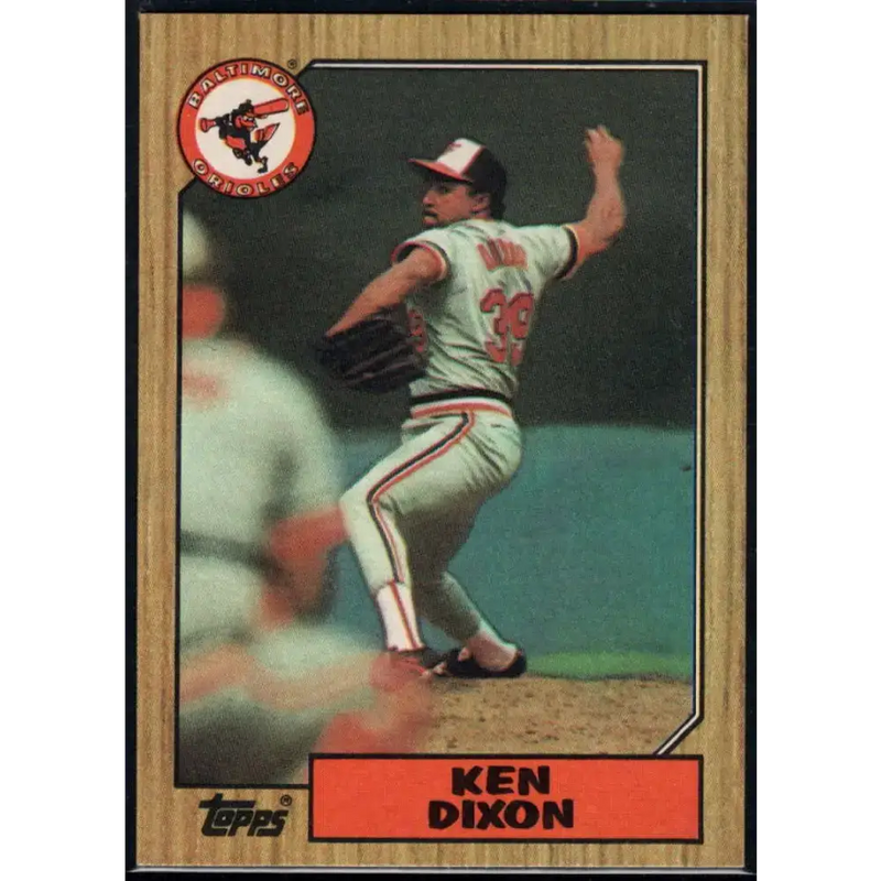 1987 Topps #528 Ken Dixon EX Excellent Baltimore Orioles Baseball Card - Baseball Card Single