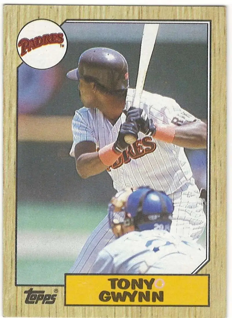 1987 Topps #530 Tony Gwynn EX Excellent San Diego Padres Baseball Card - Baseball Card Single