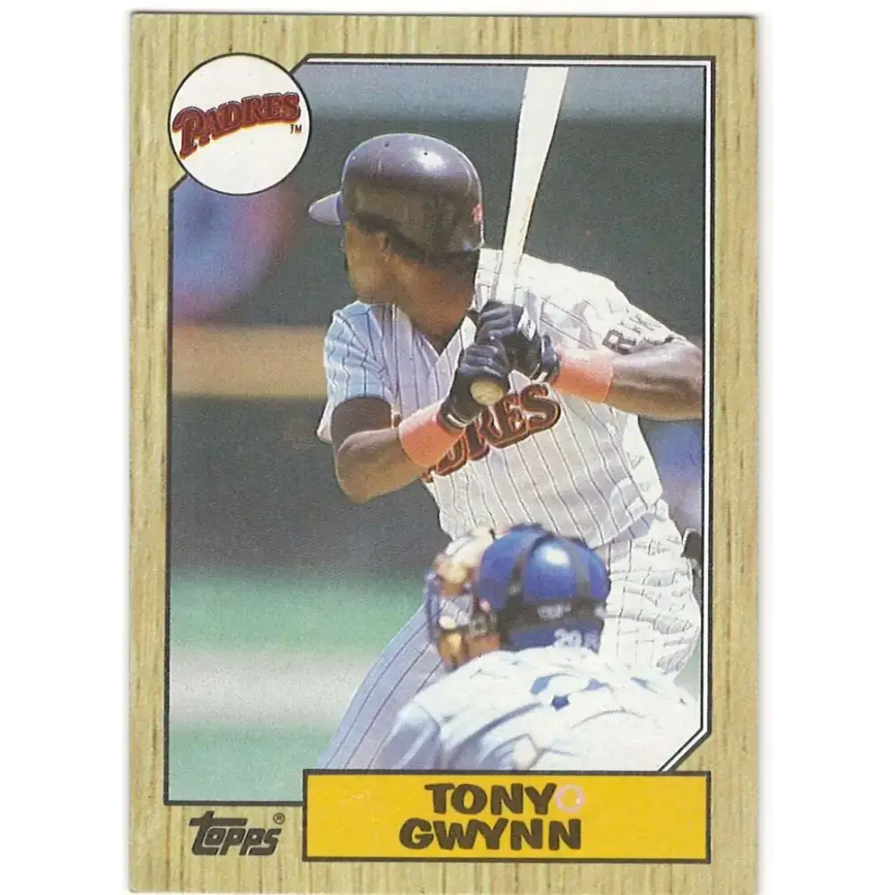 1987 Topps #530 Tony Gwynn EX Excellent San Diego Padres Baseball Card - Baseball Card Single