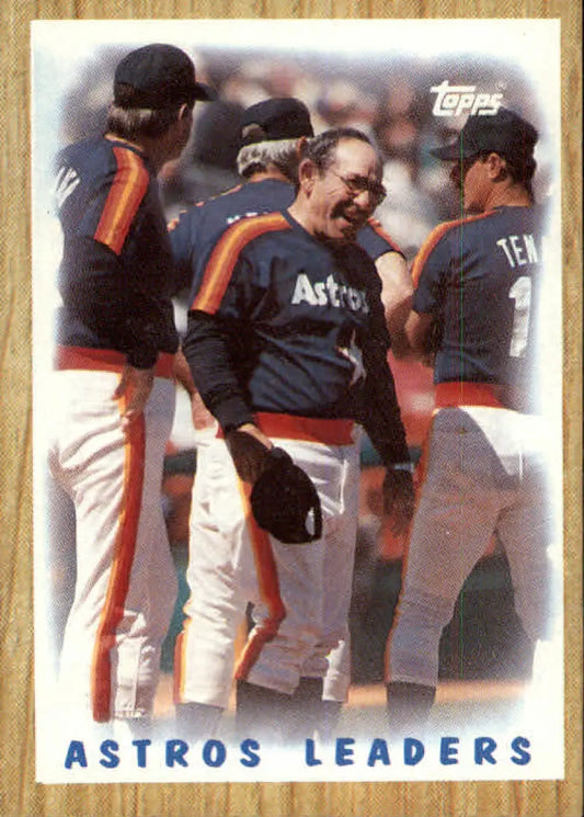 1987 Topps #531 Yogi Berra EX Excellent Houston Astros Baseball Card - Baseball Card Single
