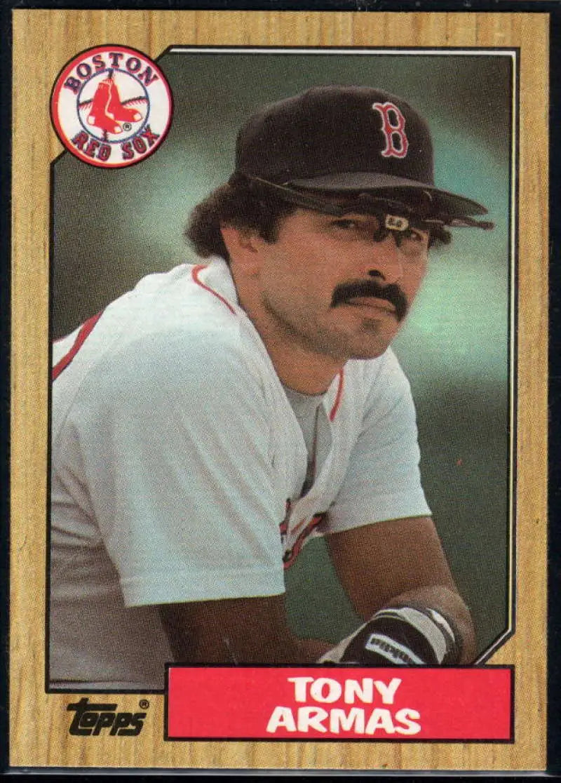 1987 Topps #535 Tony Armas EX Excellent Boston Red Sox Baseball Card - Baseball Card Single