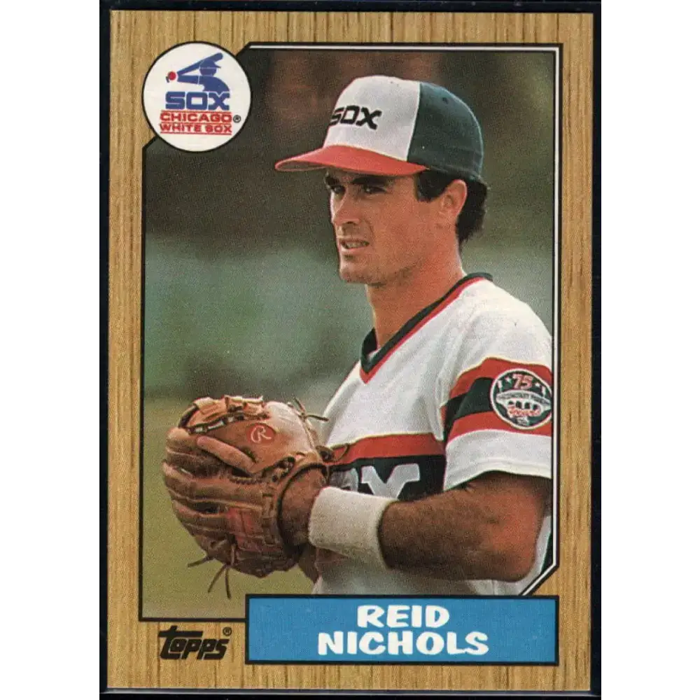 1987 Topps #539 Reid Nichols EX Excellent Chicago White Sox Baseball Card - Baseball Card Single