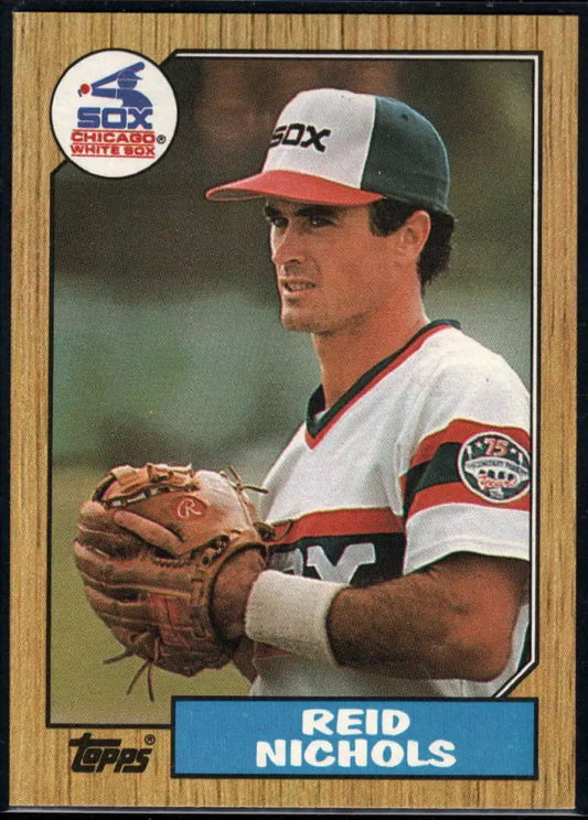 1987 Topps #539 Reid Nichols EX Excellent Chicago White Sox Baseball Card - Baseball Card Single