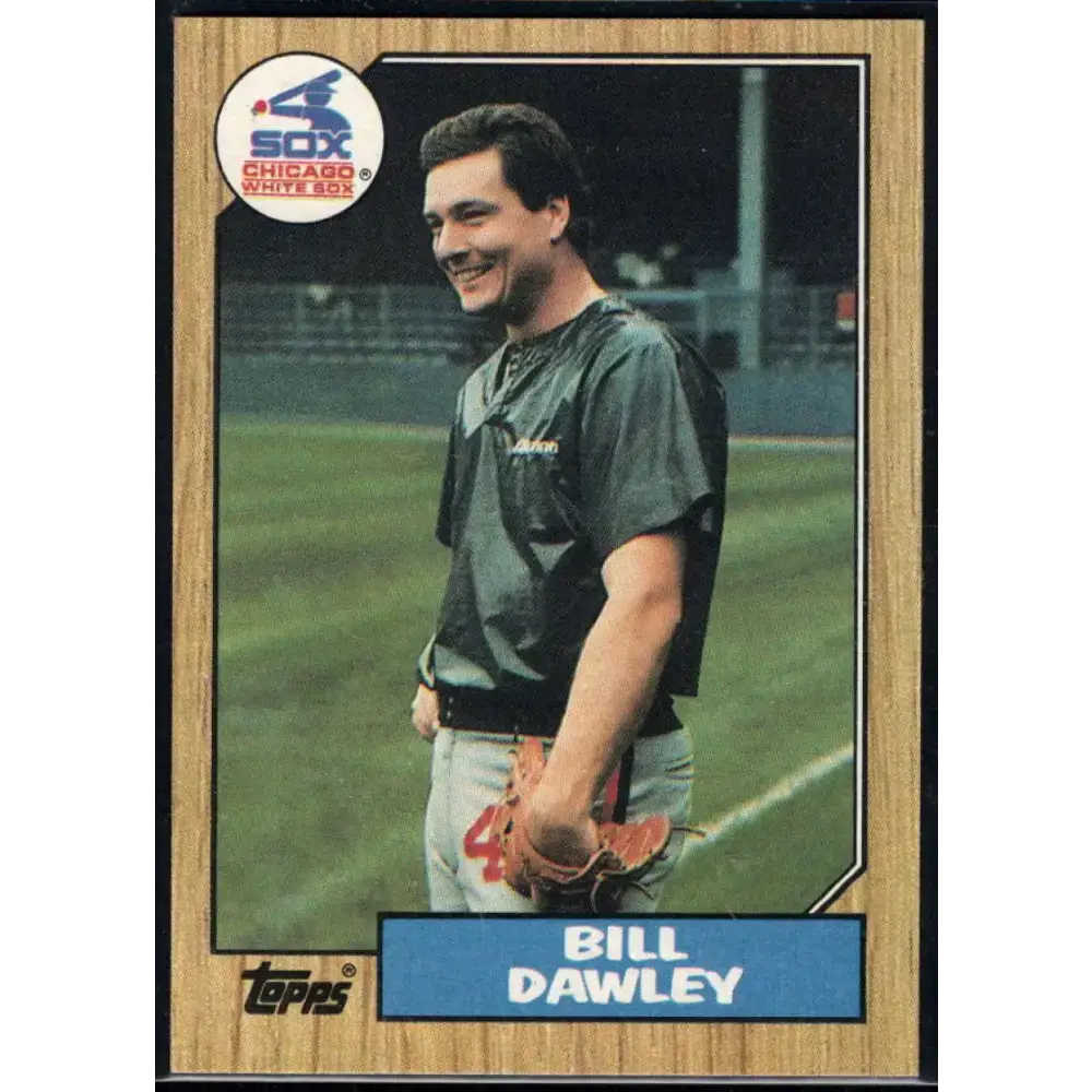 1987 Topps #54 Bill Dawley EX Excellent Chicago White Sox Baseball Card - Baseball Card Single