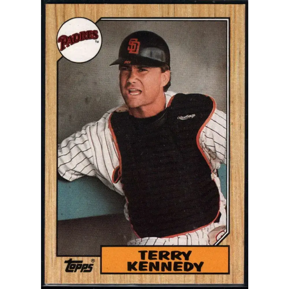 1987 Topps #540 Terry Kennedy EX Excellent San Diego Padres Baseball Card - Baseball Card Single