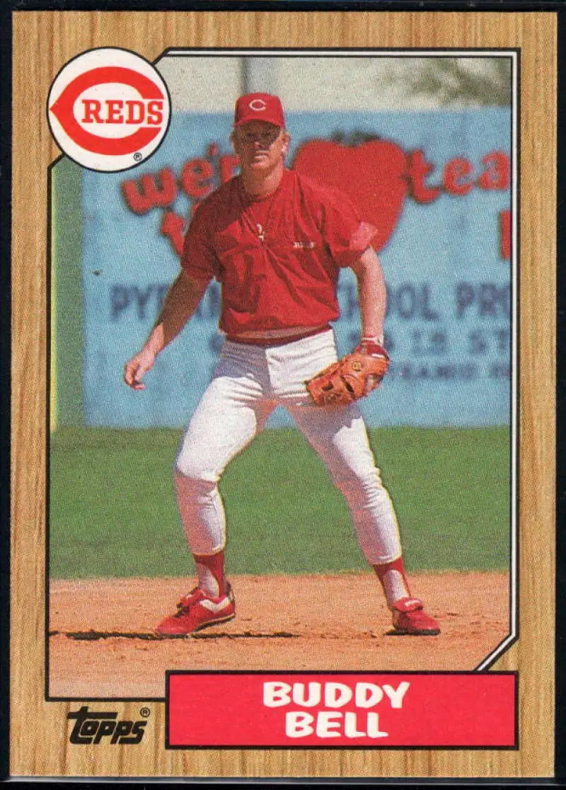 1987 Topps #545 Buddy Bell EX Excellent Cincinnati Reds Baseball Card - Baseball Card Single