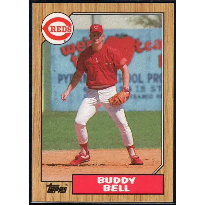 1987 Topps #545 Buddy Bell EX Excellent Cincinnati Reds Baseball Card - Baseball Card Single