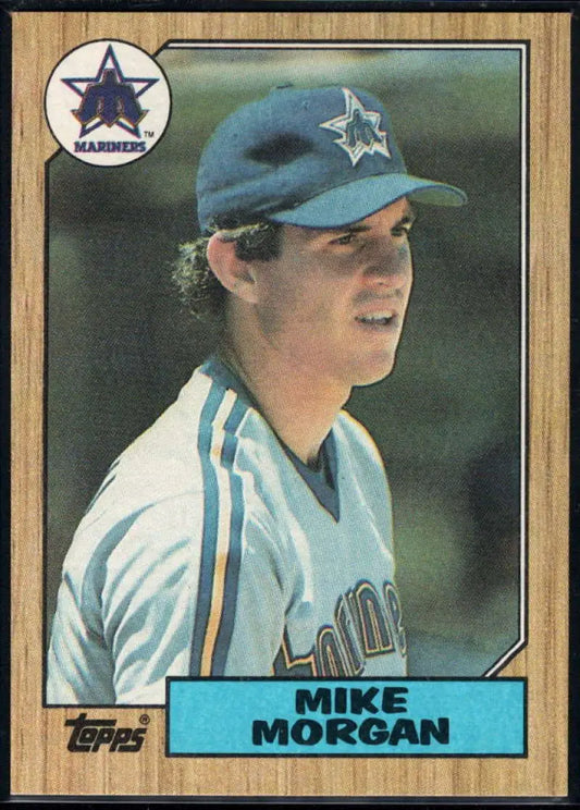1987 Topps #546 Mike Morgan EX Excellent Seattle Mariners Baseball Card - Baseball Card Single