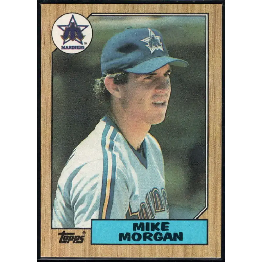 1987 Topps #546 Mike Morgan EX Excellent Seattle Mariners Baseball Card - Baseball Card Single