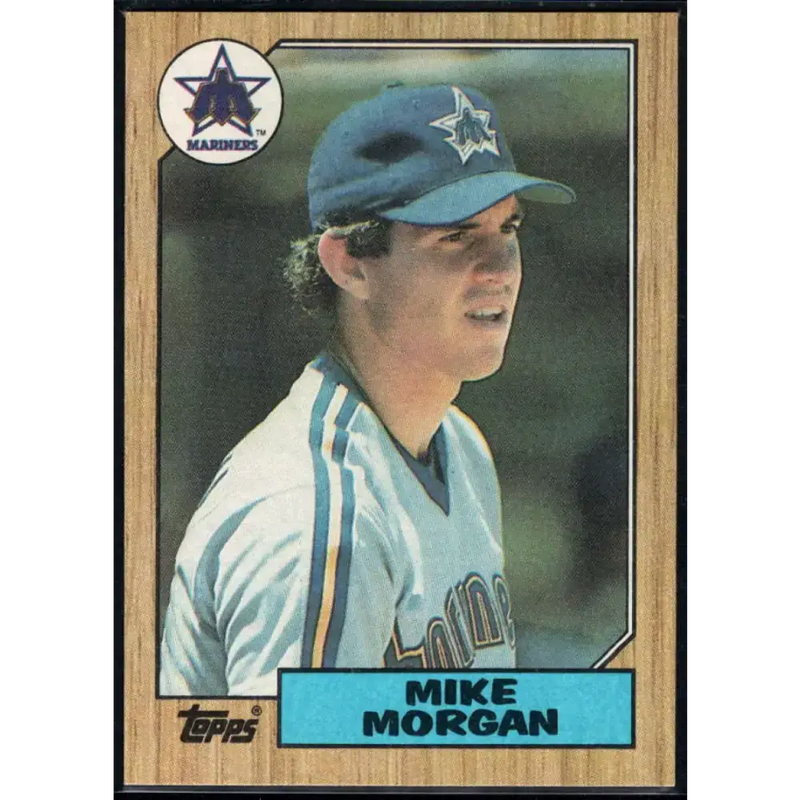 1987 Topps #546 Mike Morgan EX Excellent Seattle Mariners Baseball Card - Baseball Card Single