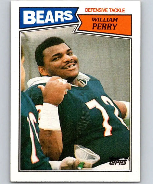 1987 Topps #55 William Perry EX Excellent Chicago Bears Football Card - Football Card Single