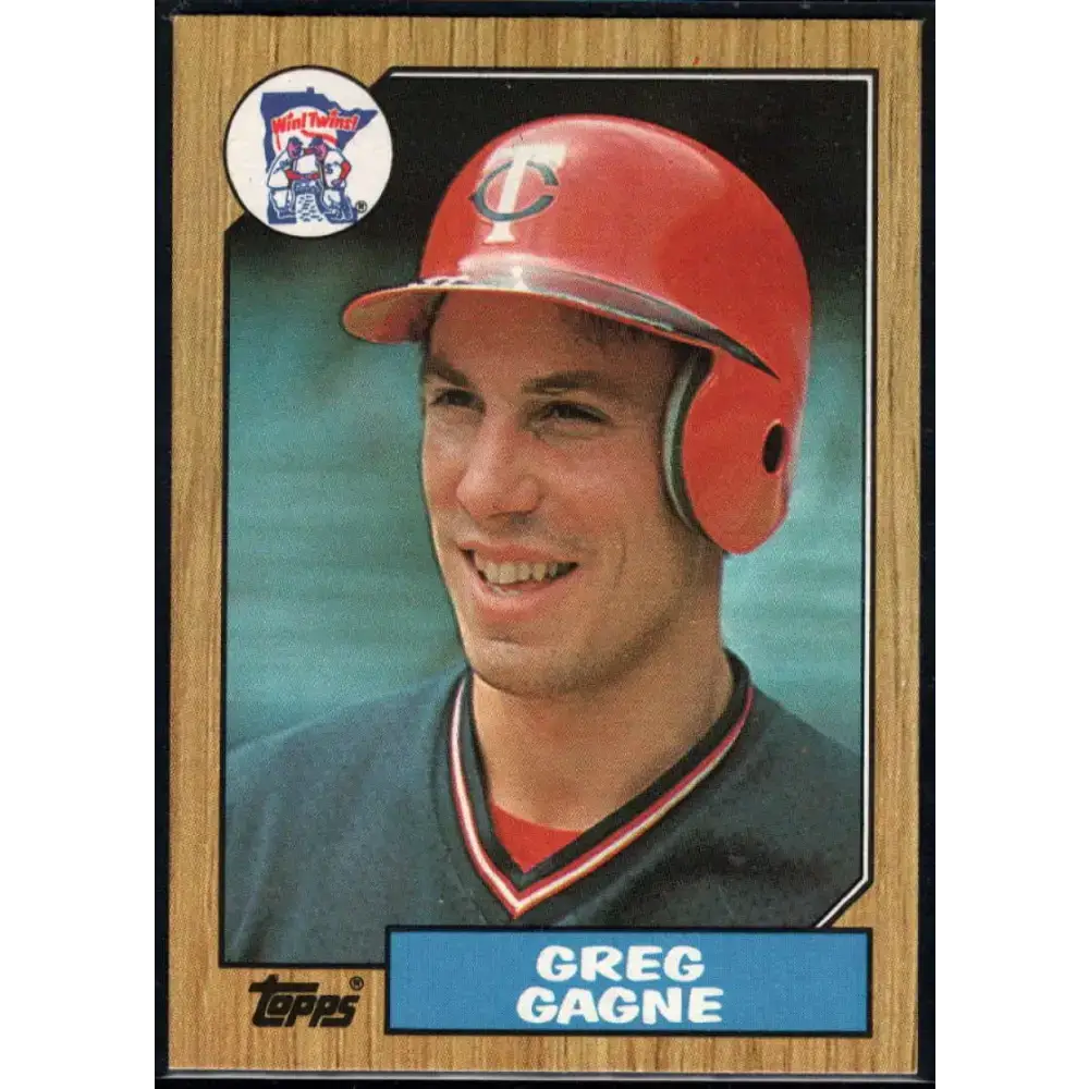 1987 Topps #558 Greg Gagne EX Excellent Minnesota Twins Baseball Card - Baseball Card Single