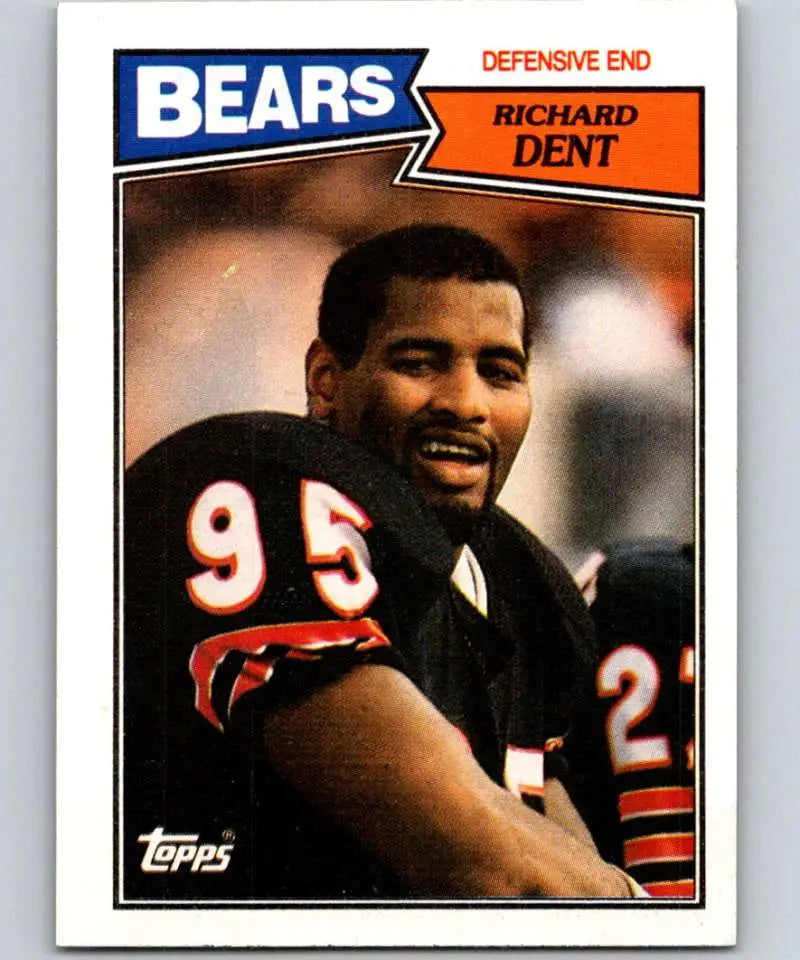 1987 Topps #56 Richard Dent EX Excellent Chicago Bears Football Card - Football Card Single