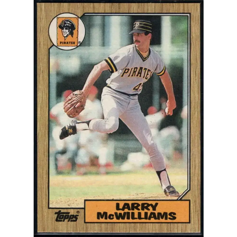 1987 Topps #564 Larry McWilliams EX Excellent Pittsburgh Pirates Baseball Card - Baseball Card Single
