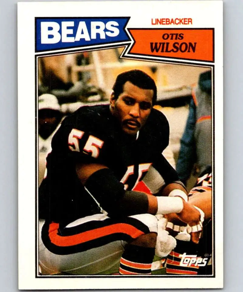 1987 Topps #57 Otis Wilson EX Excellent Chicago Bears Football Card - Football Card Single