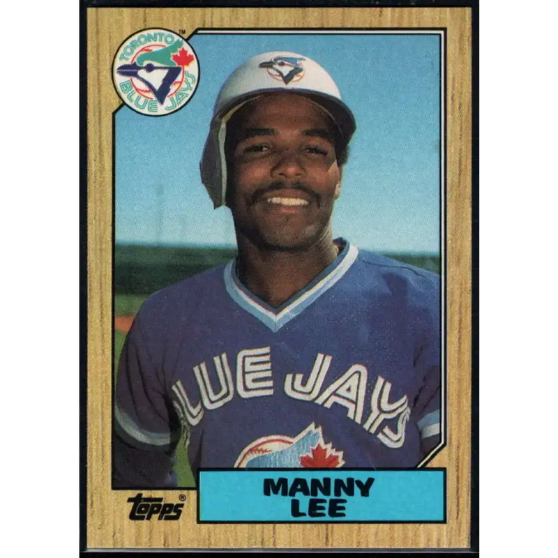 1987 Topps #574 Manuel Lee EX Excellent Toronto Blue Jays Baseball Card - Baseball Card Single