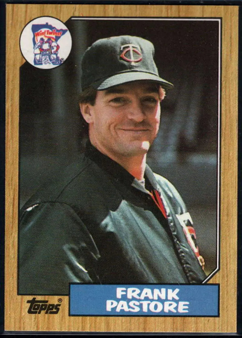 1987 Topps #576 Frank Pastore EX Excellent Minnesota Twins Baseball Card - Baseball Card Single