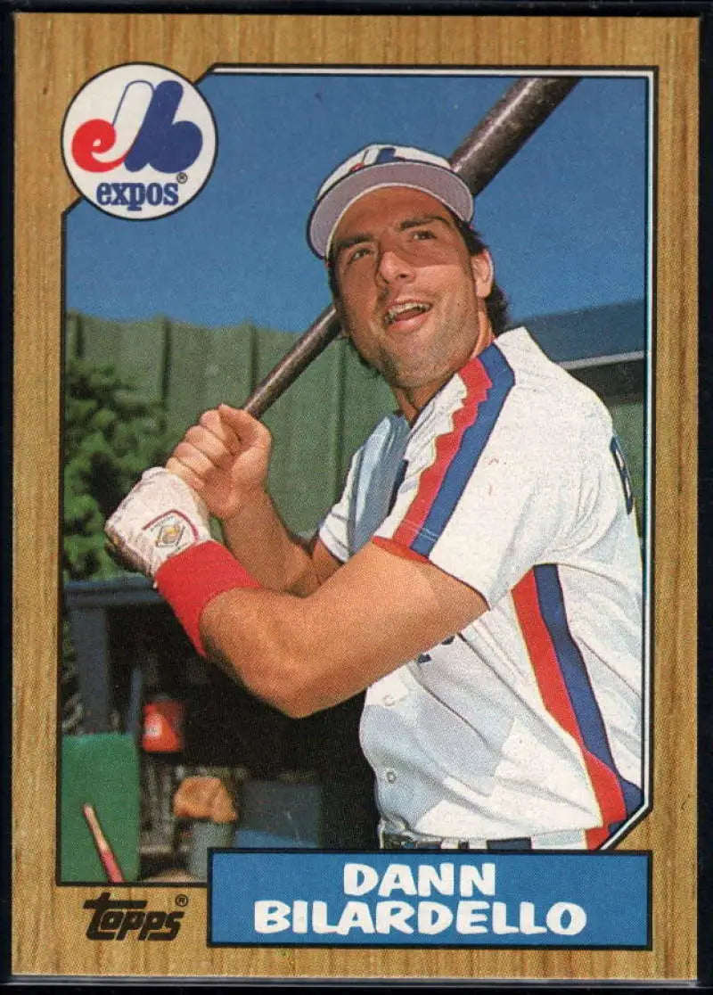1987 Topps #577 Dann Bilardello EX Excellent Montreal Expos Baseball Card - Baseball Card Single