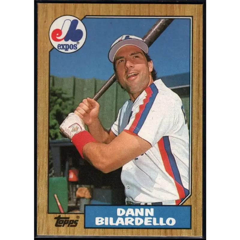 1987 Topps #577 Dann Bilardello EX Excellent Montreal Expos Baseball Card - Baseball Card Single