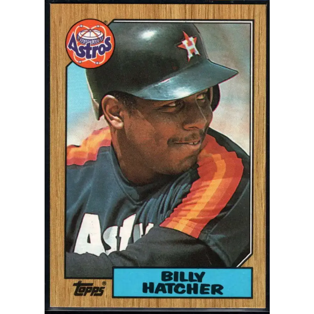 1987 Topps #578 Billy Hatcher EX Excellent Houston Astros Baseball Card - Baseball Card Single