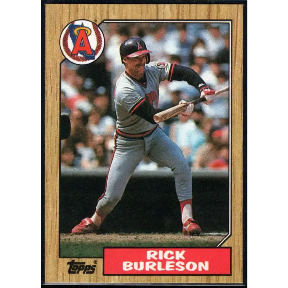 1987 Topps #579 Rick Burleson EX Excellent California Angels Baseball Card