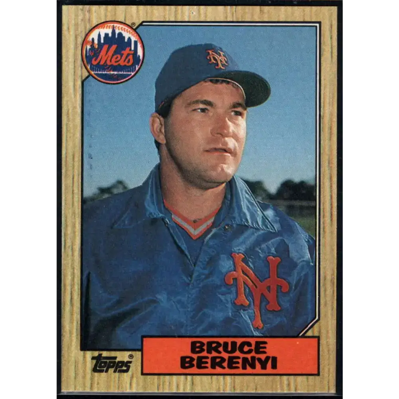 1987 Topps #582 Bruce Berenyi EX Excellent New York Mets Baseball Card - Baseball Card Single