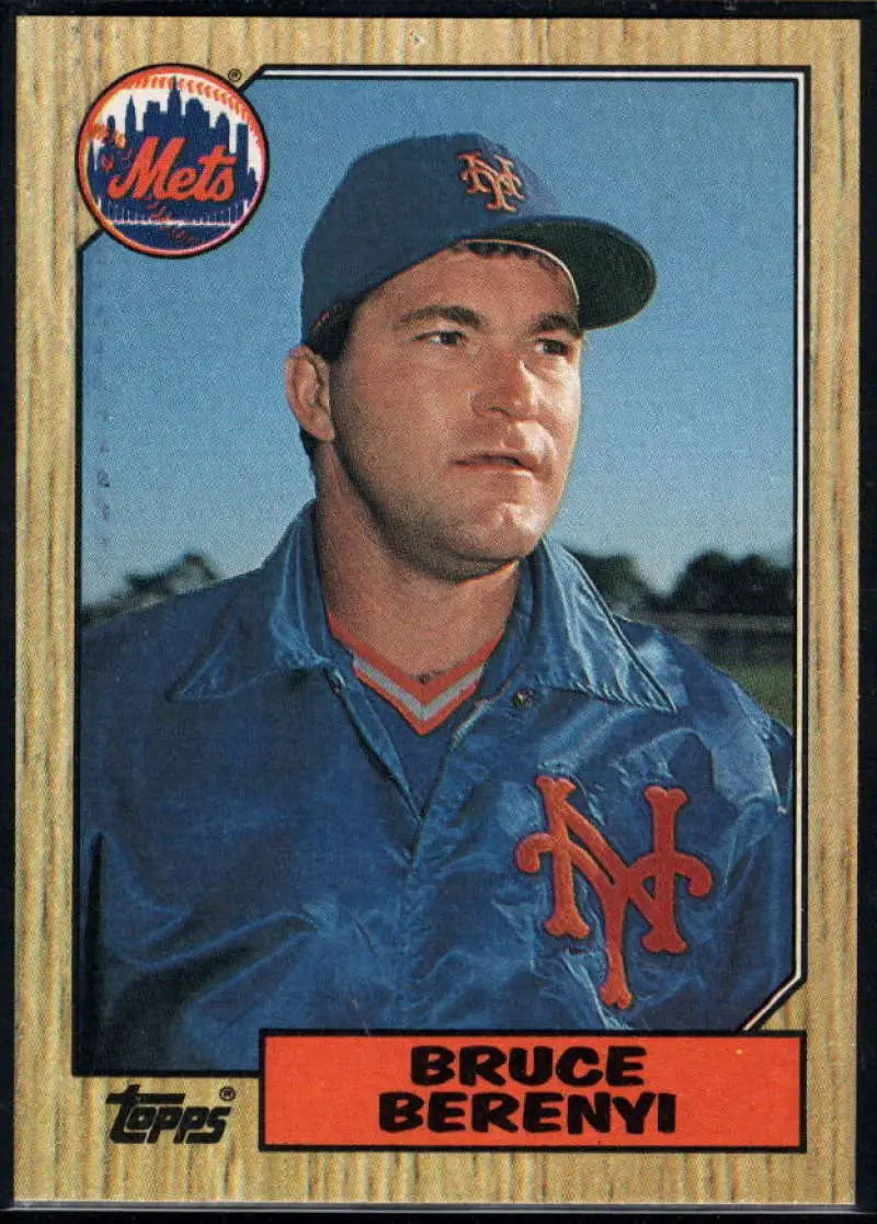 1987 Topps #582 Bruce Berenyi EX Excellent New York Mets Baseball Card - Baseball Card Single