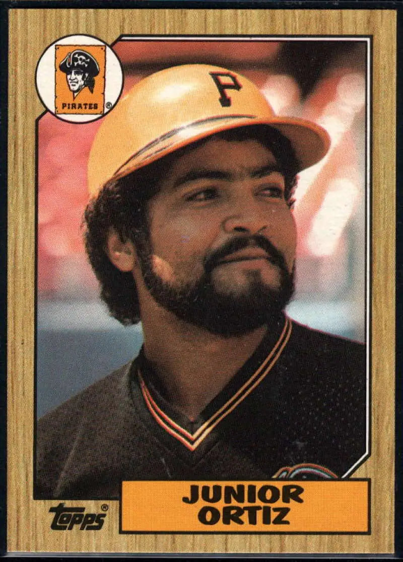 1987 Topps #583 Junior Ortiz EX Excellent Pittsburgh Pirates Baseball Card - Baseball Card Single