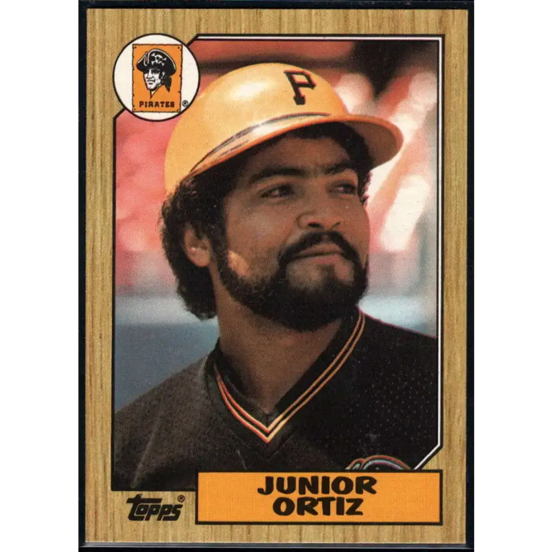 1987 Topps #583 Junior Ortiz EX Excellent Pittsburgh Pirates Baseball Card - Baseball Card Single