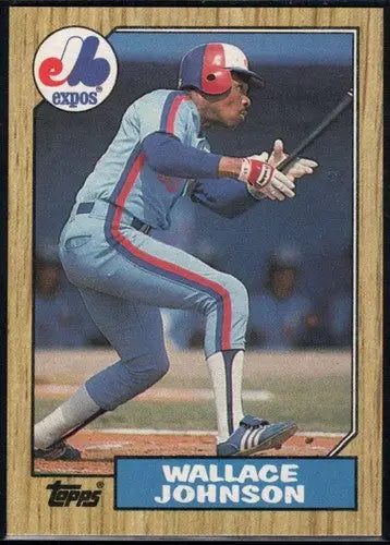 1987 Topps #588 Wallace Johnson NM-MT Expos - Baseball Card Single