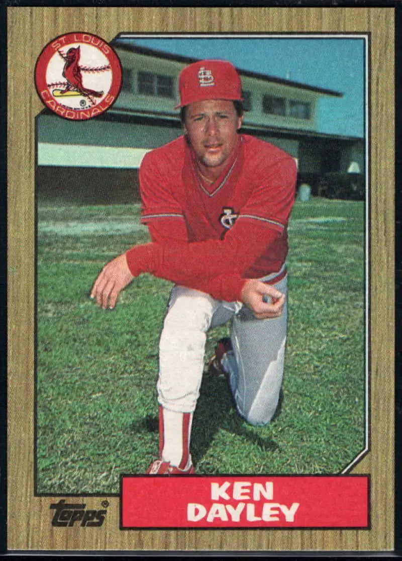 1987 Topps #59 Ken Dayley EX Excellent St. Louis Cardinals Baseball Card - Baseball Card Single