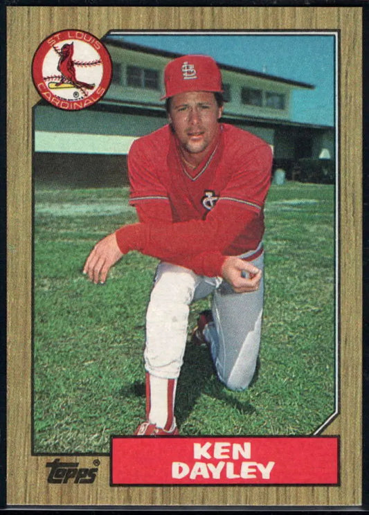 1987 Topps #59 Ken Dayley EX Excellent St. Louis Cardinals Baseball Card - Baseball Card Single