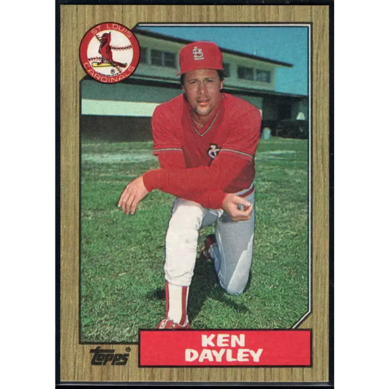 1987 Topps #59 Ken Dayley EX Excellent St. Louis Cardinals Baseball Card - Baseball Card Single