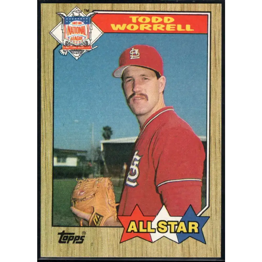 1987 Topps #605 Todd Worrell EX Excellent St. Louis Cardinals Baseball Card - Baseball Card Single