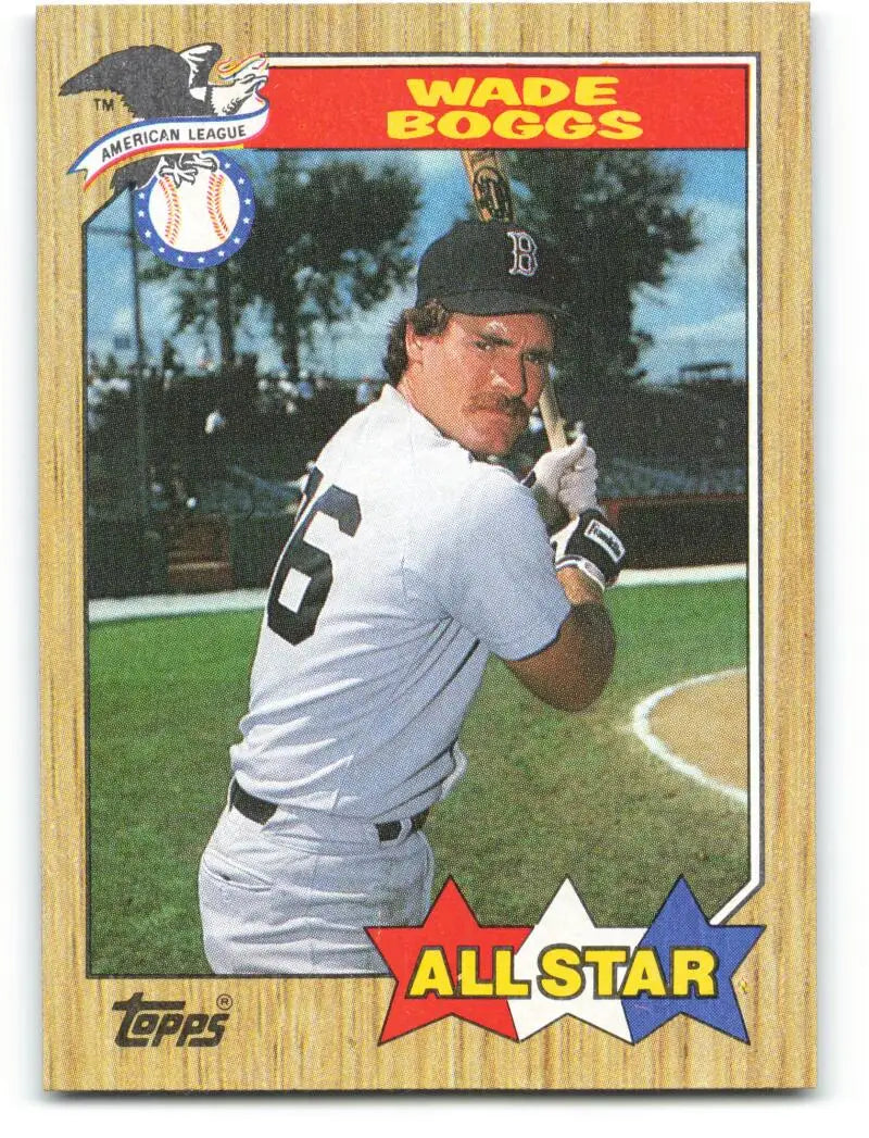 1987 Topps #608 Wade Boggs EX Excellent Boston Red Sox Baseball Card - Baseball Card Single