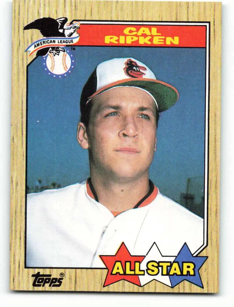 1987 Topps #609 Cal Ripken Jr. EX Excellent Baltimore Orioles Baseball Card - Baseball Card Single