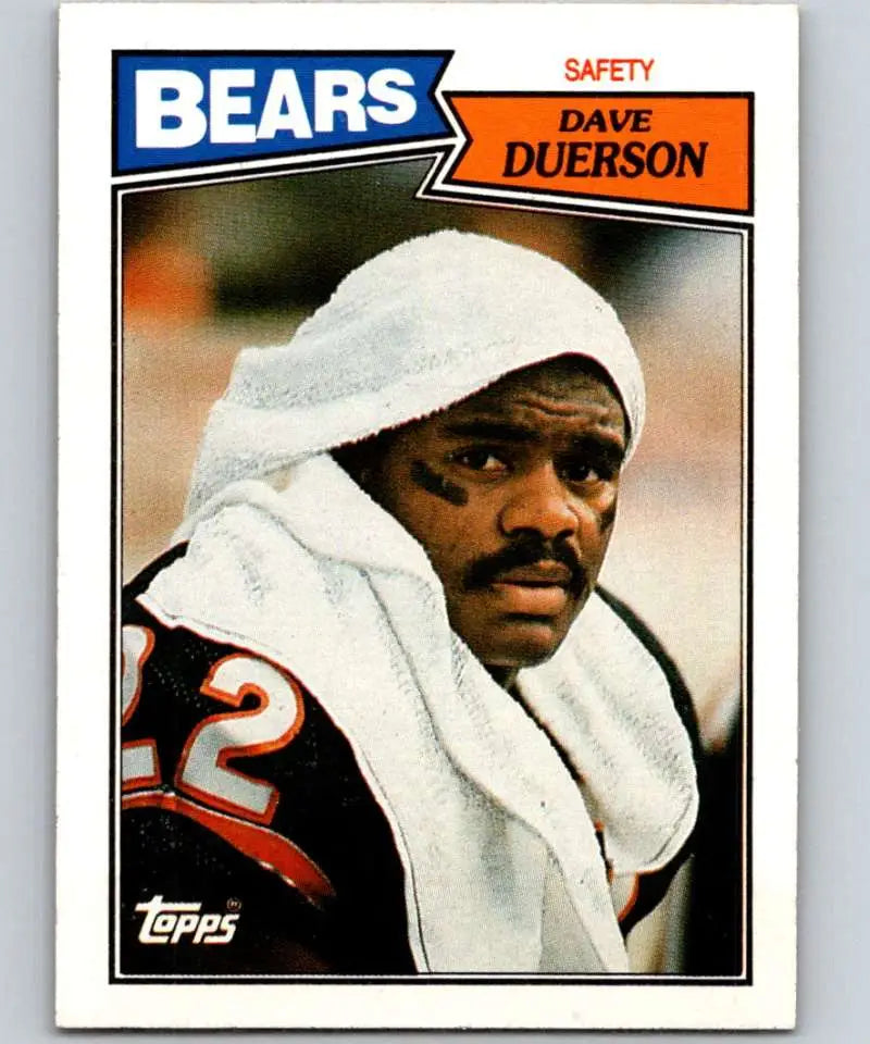 1987 Topps #61 Dave Duerson EX Excellent Chicago Bears Football Card - Football Card Single