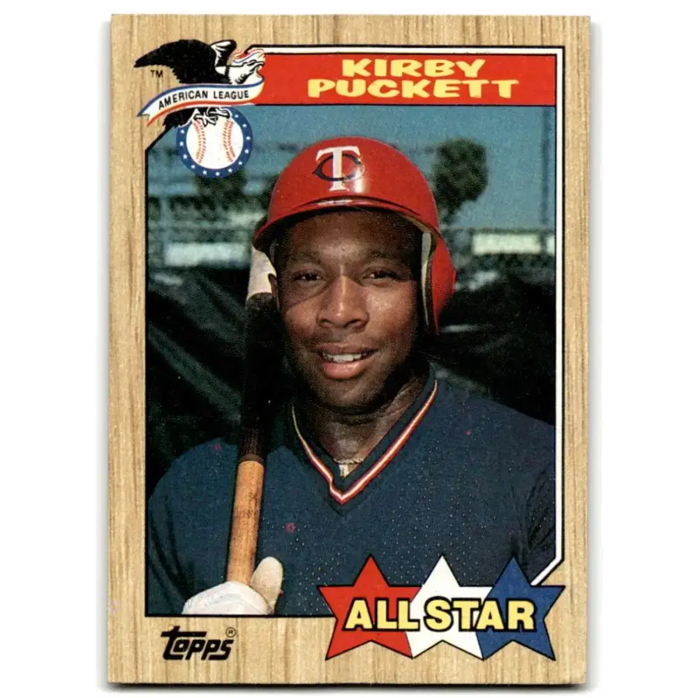 1987 Topps #611 Kirby Puckett EX Excellent Minnesota Twins Baseball Card