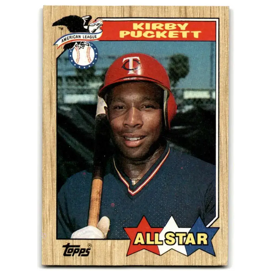 1987 Topps #611 Kirby Puckett EX Excellent Minnesota Twins Baseball Card